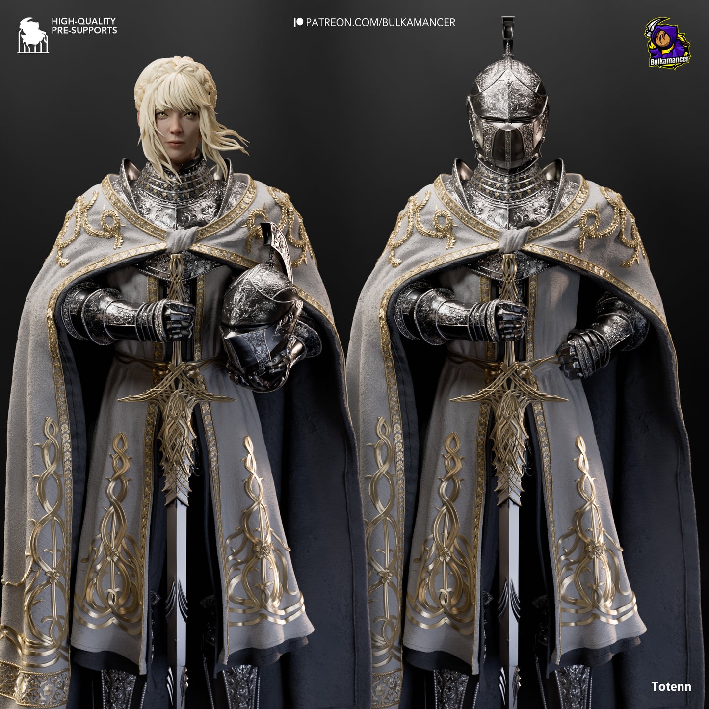 El Caballero de Aguja - 22 cm