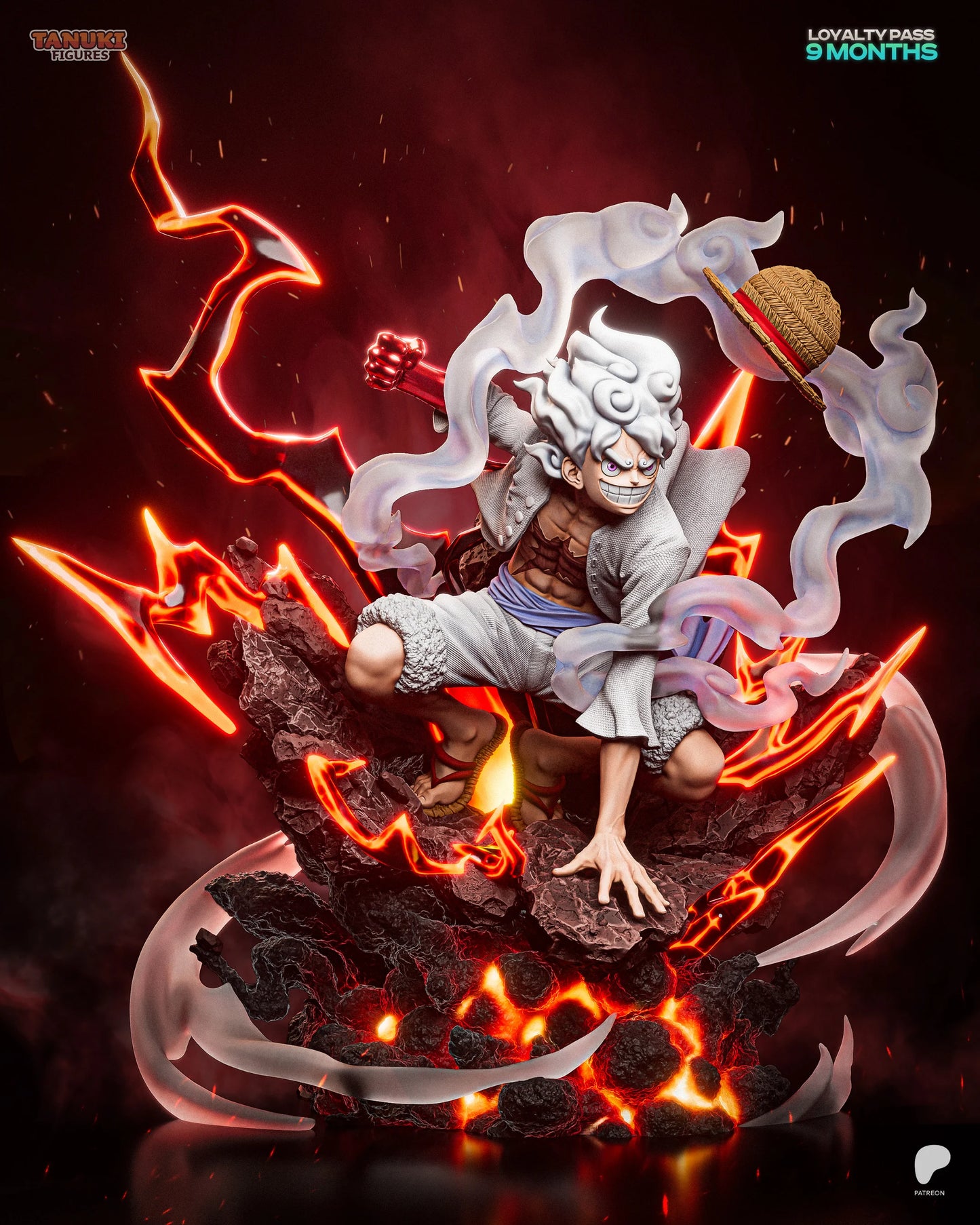 Luffy Gear 5 - Escala 1:6