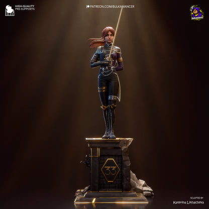 La Duelista del Lienzo - 34,1 cm