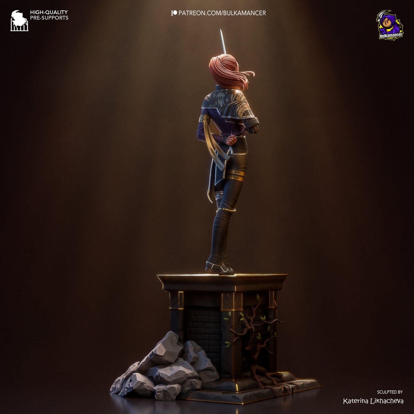 La Duelista del Lienzo - 34,1 cm
