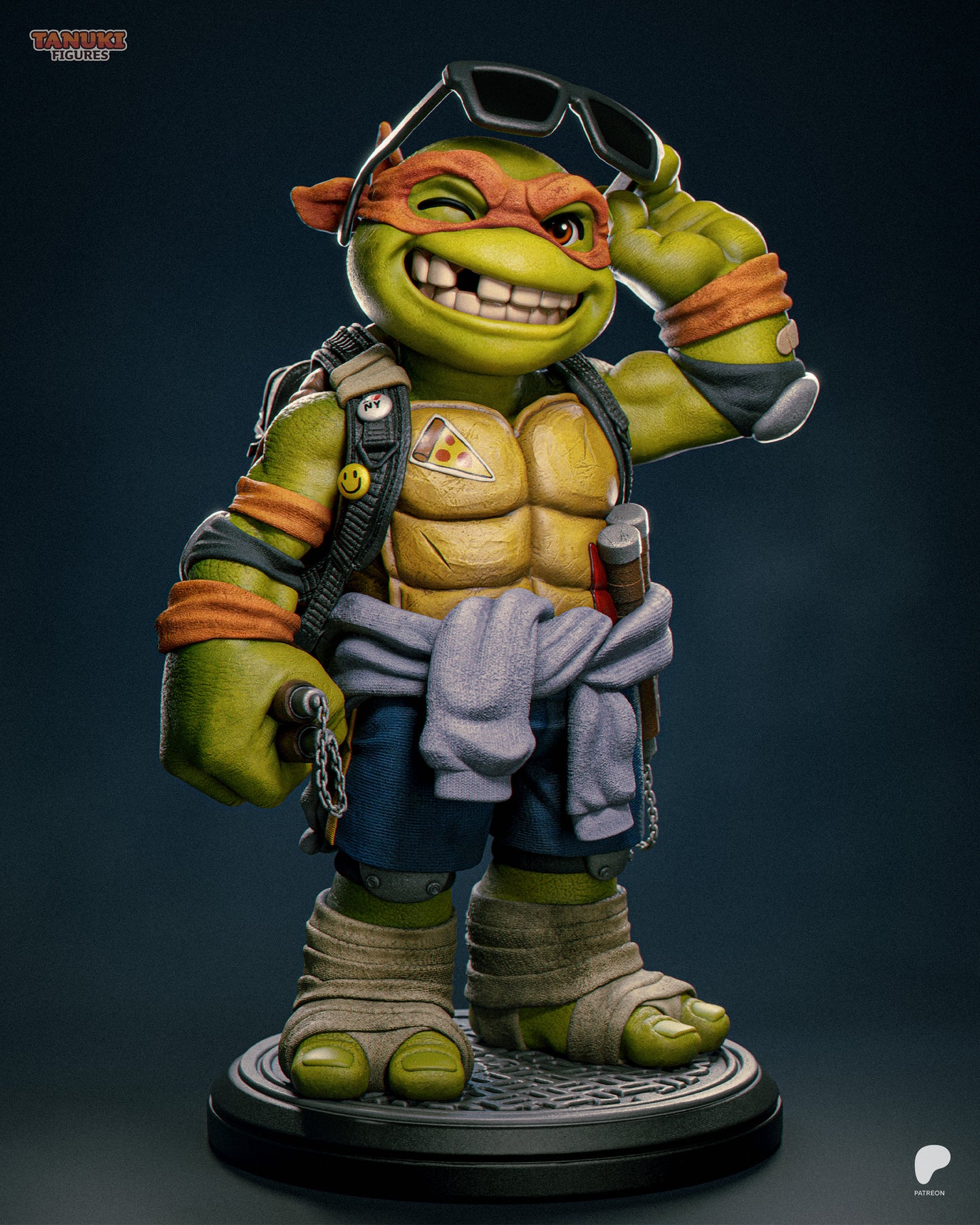 Michelangelo - TMNT - Toon - 16,1 cm