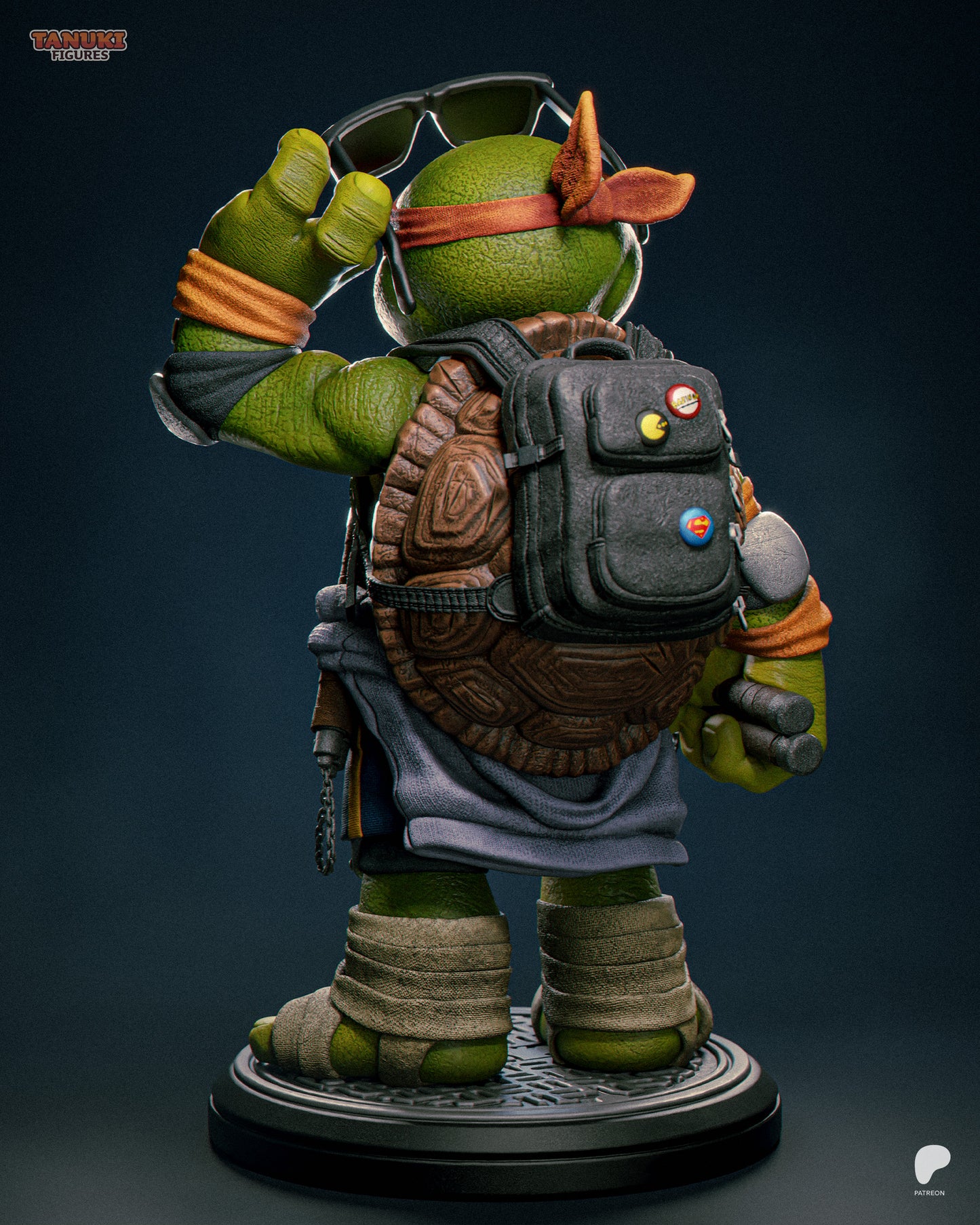Michelangelo - TMNT - Toon - 16,1 cm