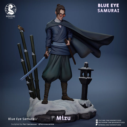 L'Épéiste aux Yeux Bleus - 30 cm