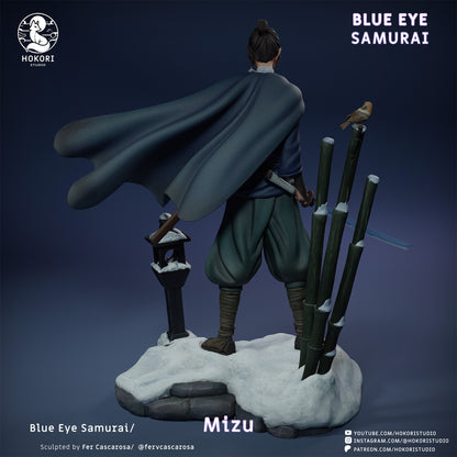 Mizu - Samurai de los ojos azules - 30 cm