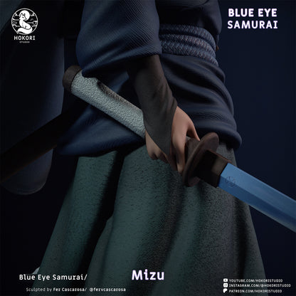 Mizu - Samurai de los ojos azules - 30 cm