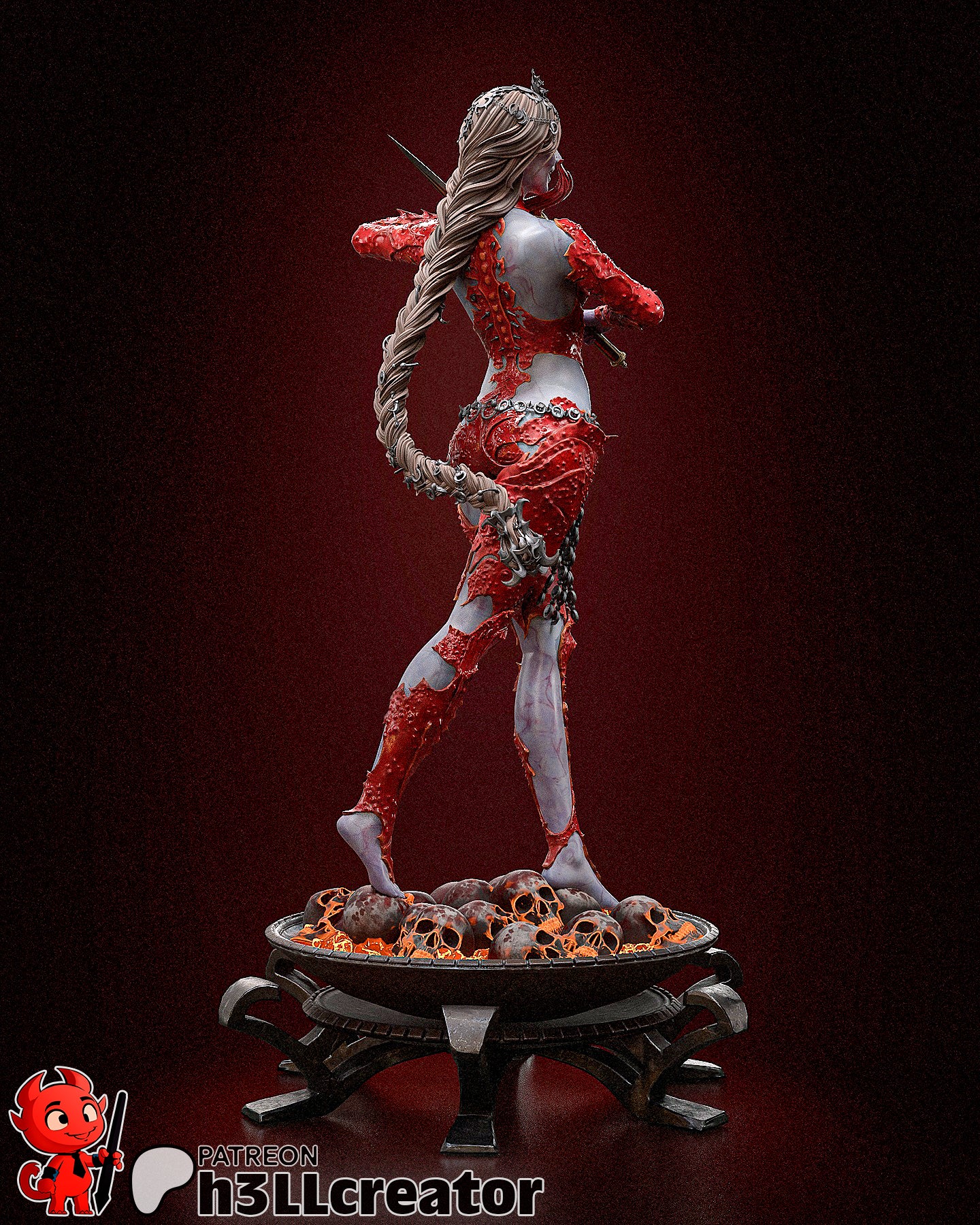ORIN ROUGE - Baldur's Gate 3 - 25 cm