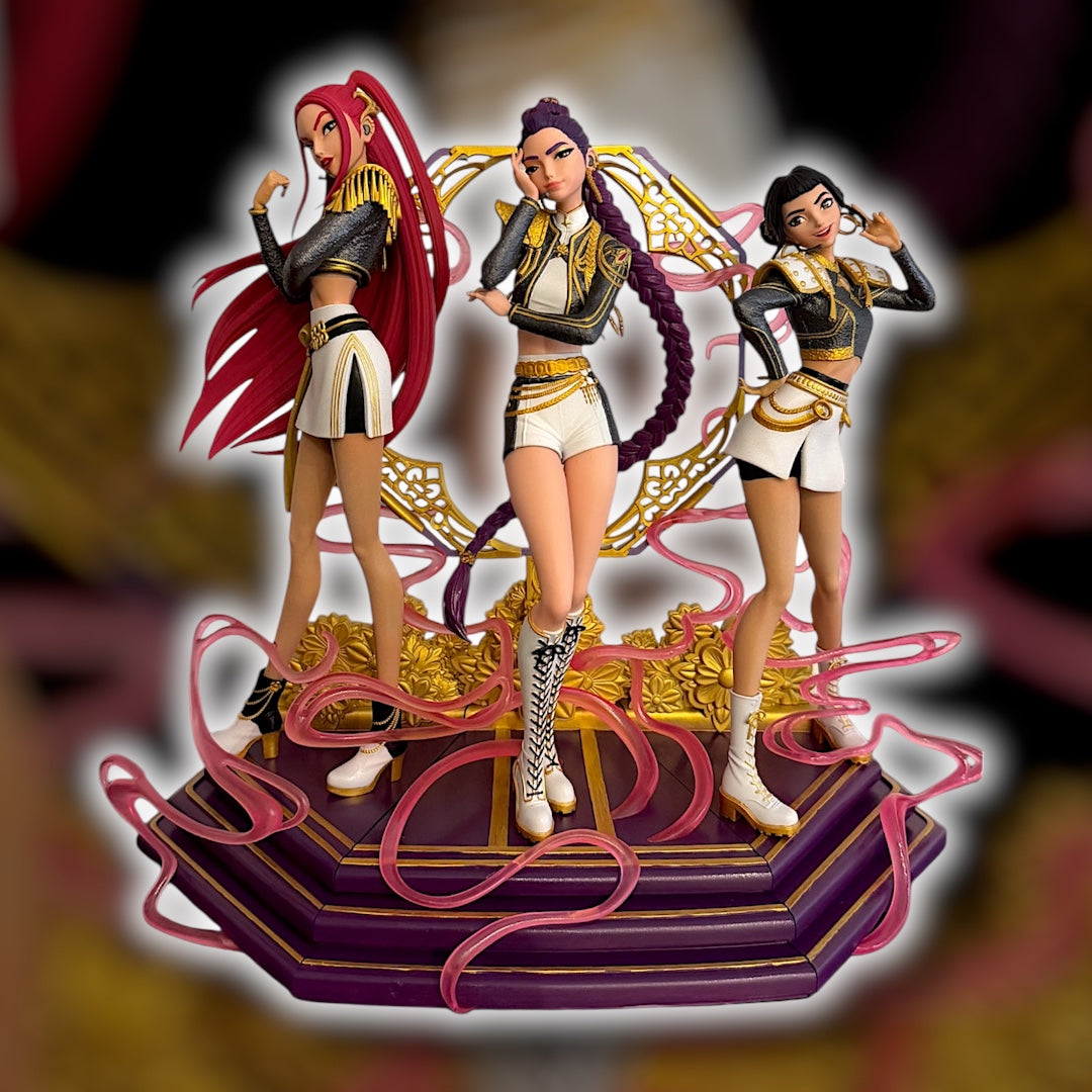 Diorama (Or) - Chasseurs de démons K-Pop - 30 cm