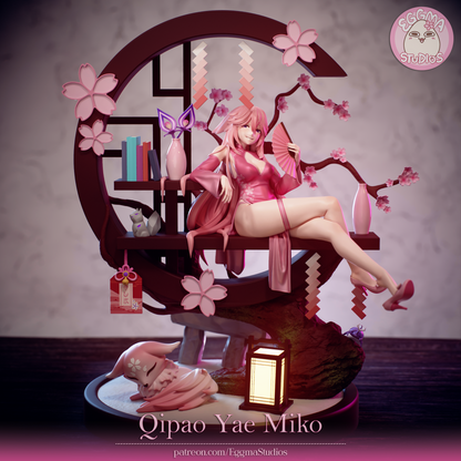 Qipao Yae Miko - Genshin Impact - 31,2 cm - Option NSFW