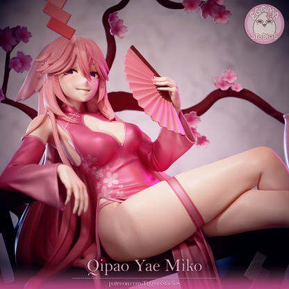 Qipao Yae Miko - Genshin Impact - 31,2 cm - Option NSFW
