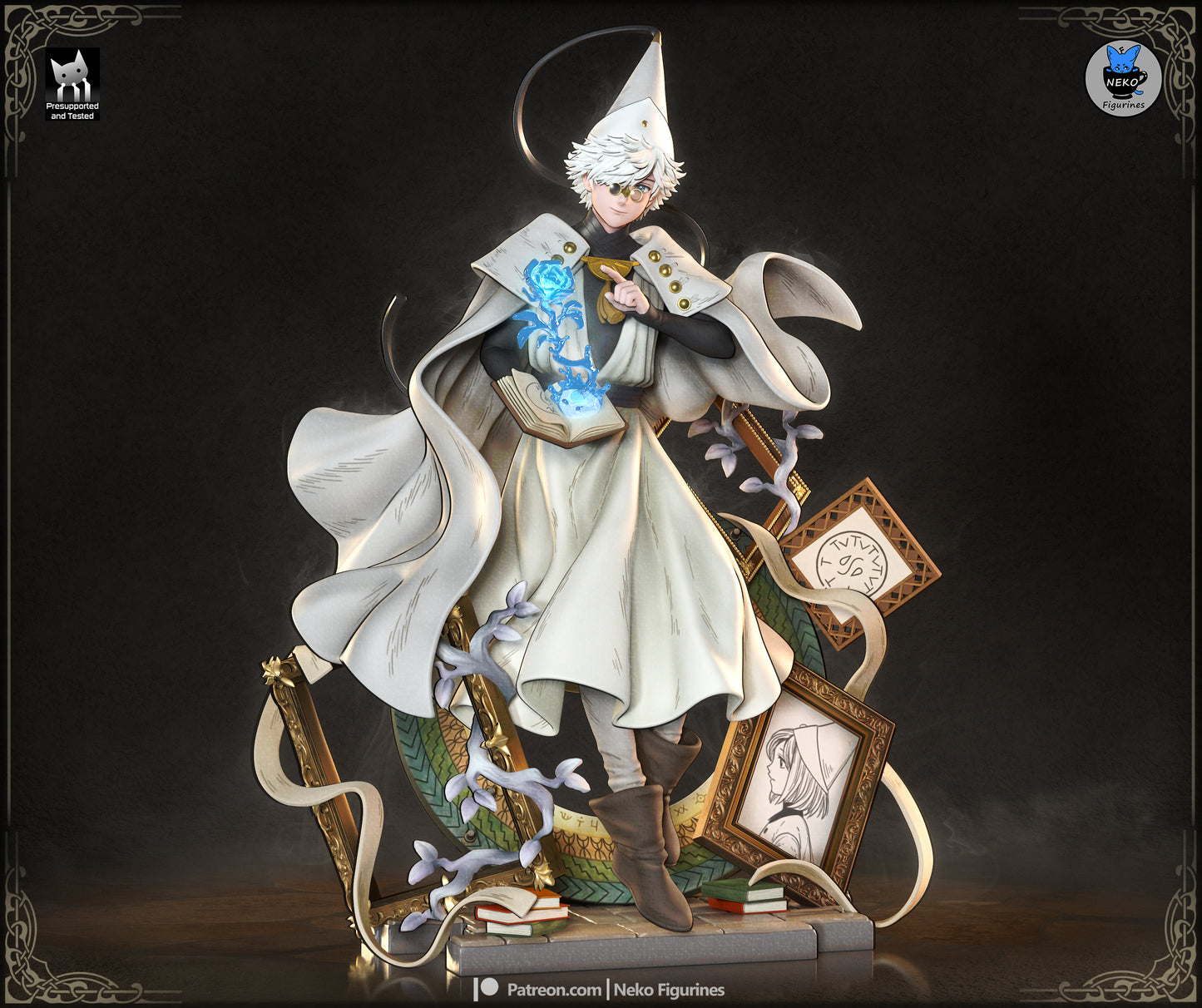 El Maestro del Sombrero Blanco - 31,1 cm
