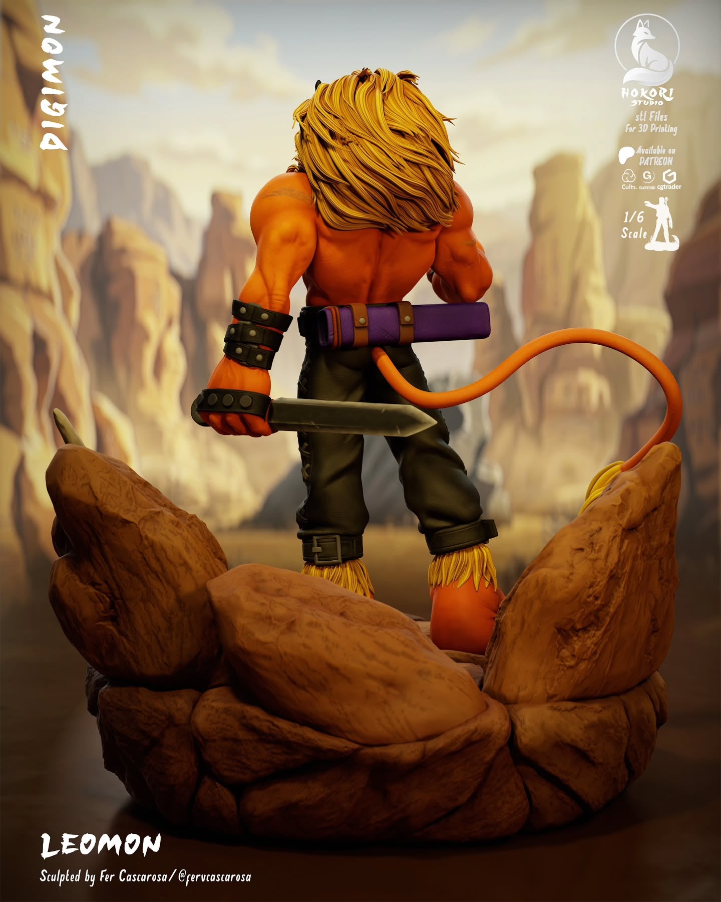 Leomon - Digimon - 30 cm