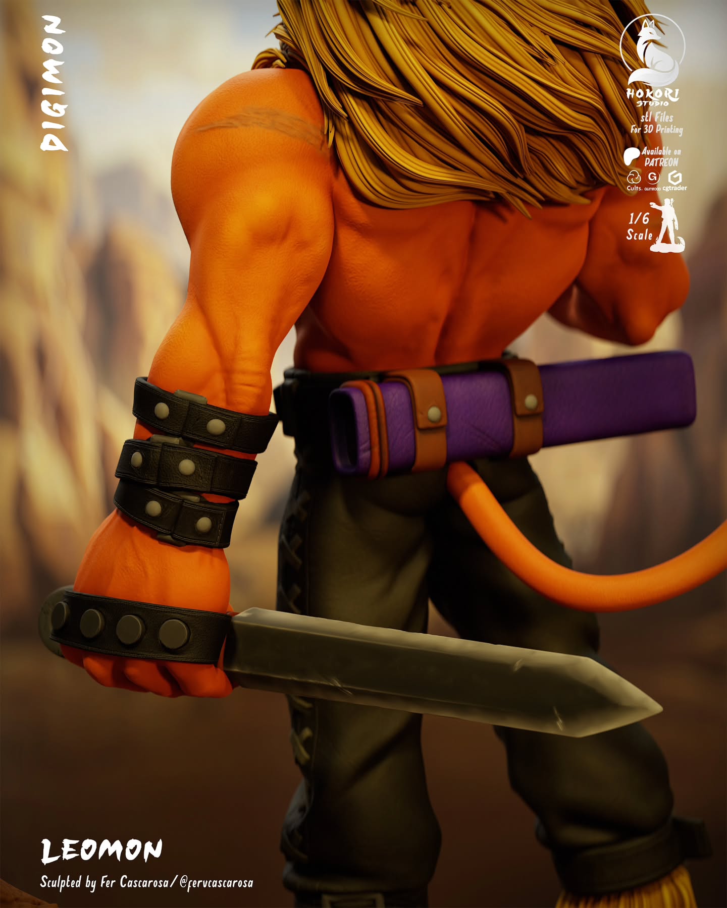 Leomon - Digimon - 30 cm