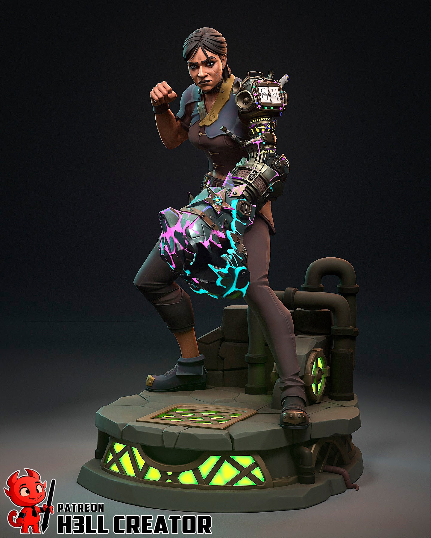 La Gladiadora del Submundo - 16,2 cm