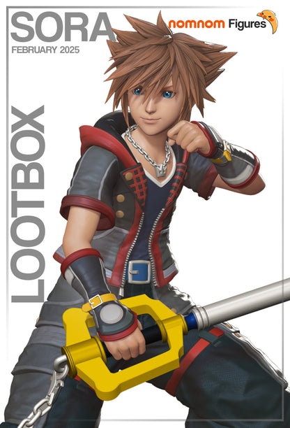 SORA · KINGDOM HEARTS · Fusionner les figurines du projet · 196 mm