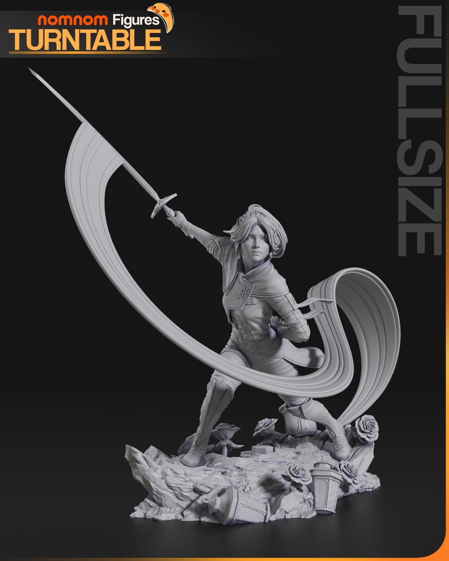 Maelle - Clair Obscur : Diorama Expédition 33 - 30 cm