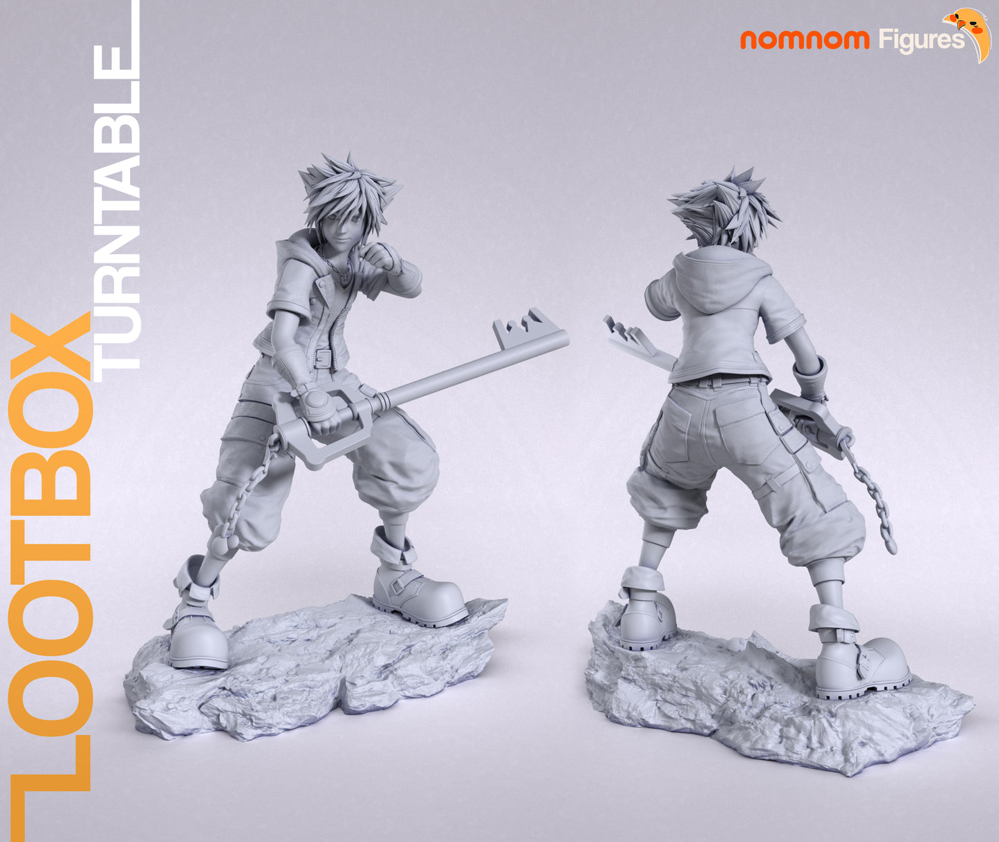 SORA ATTACK - KINGDOM HEARTS - 30 cm