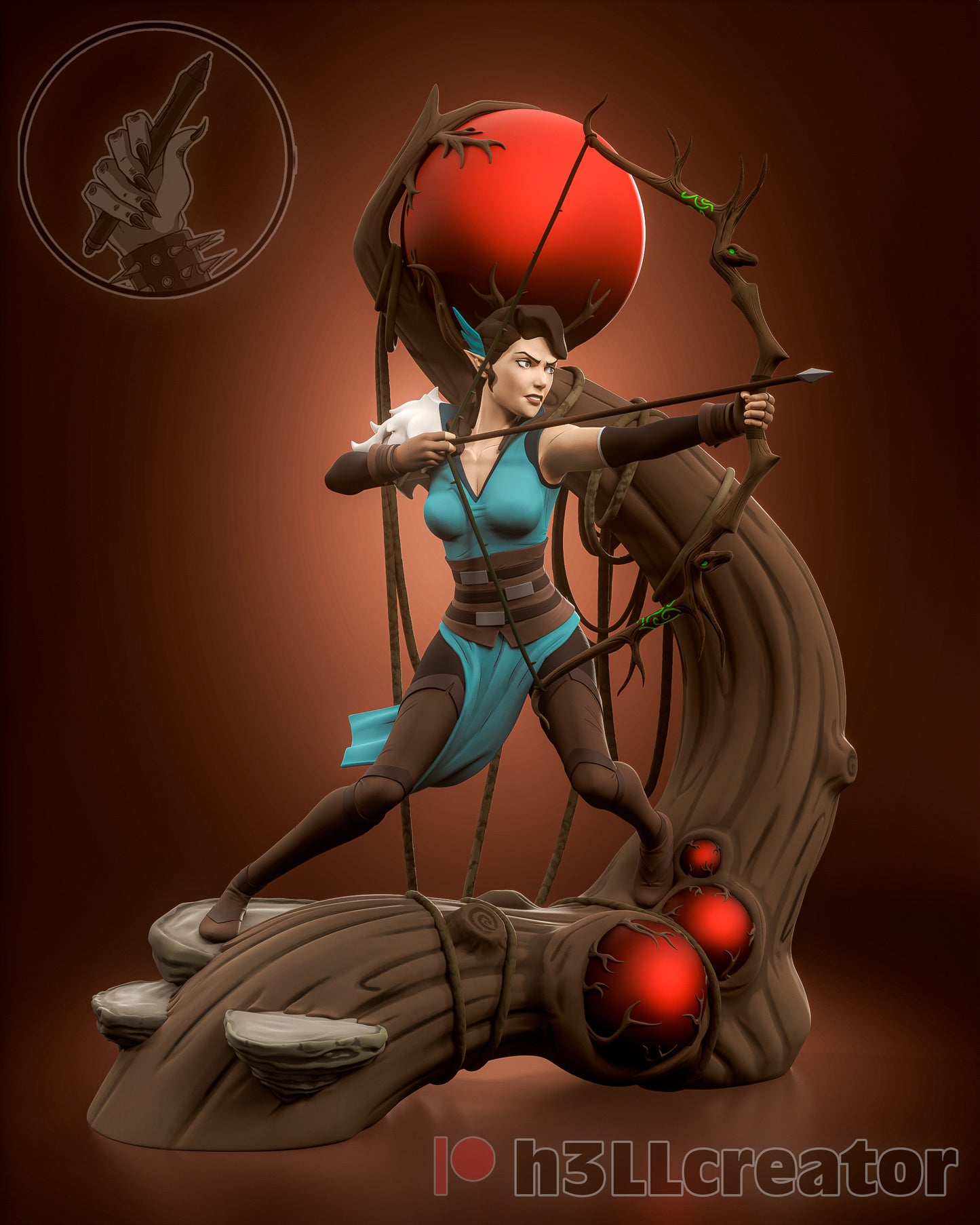 The Silver Archer - 15.4 cm