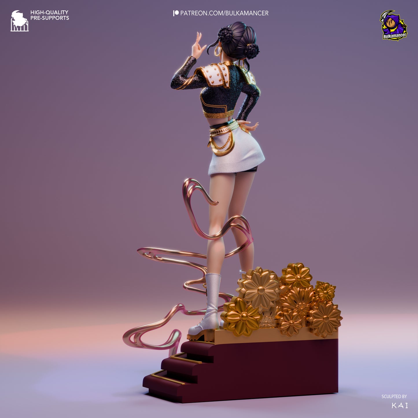 Zoey (Golden) - Chasseurs de démons K-Pop - 30 cm