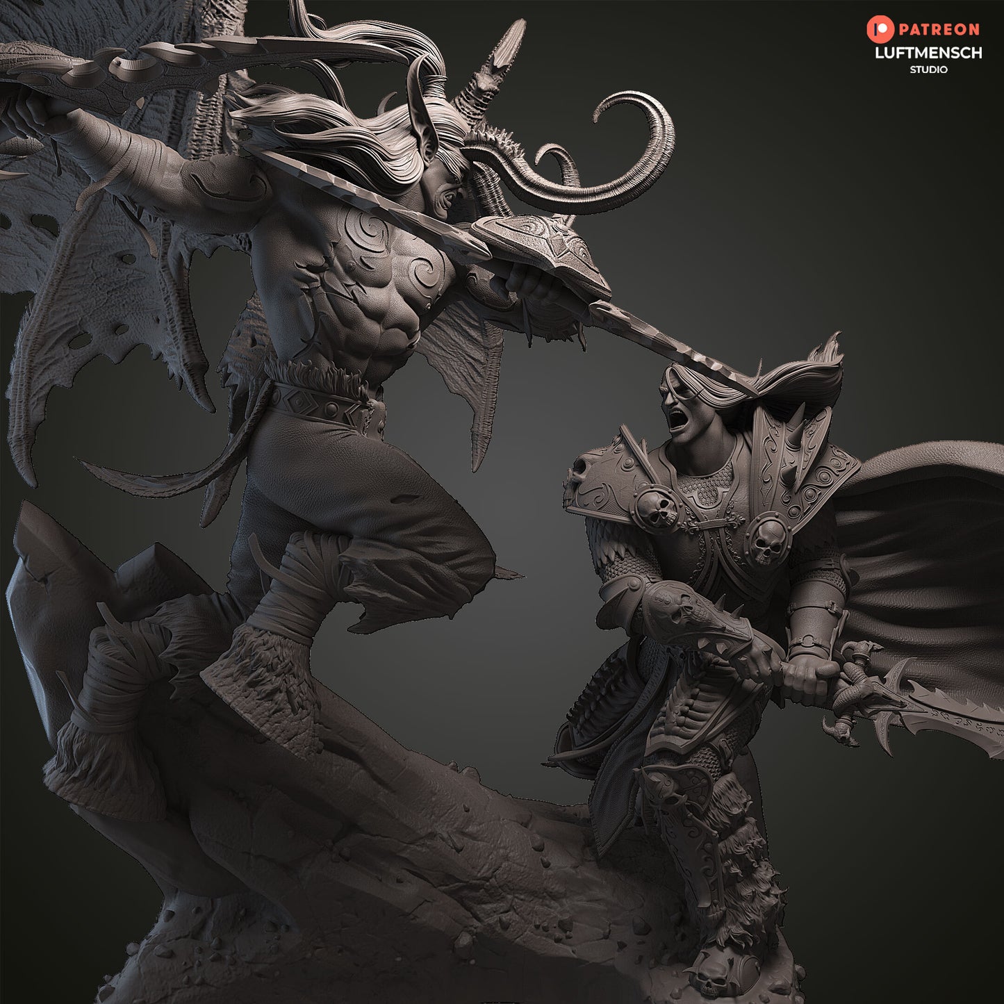 Diorama El Duelo de los Caídos - 46,2 cm