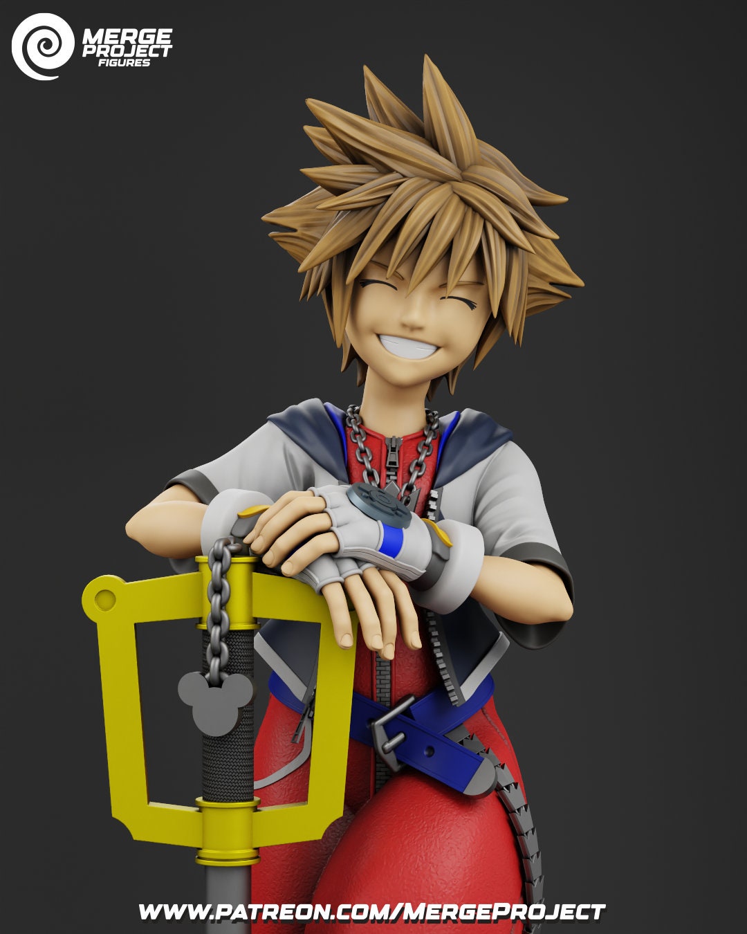 SORA · KINGDOM HEARTS · Fusionner les figurines du projet · 196 mm