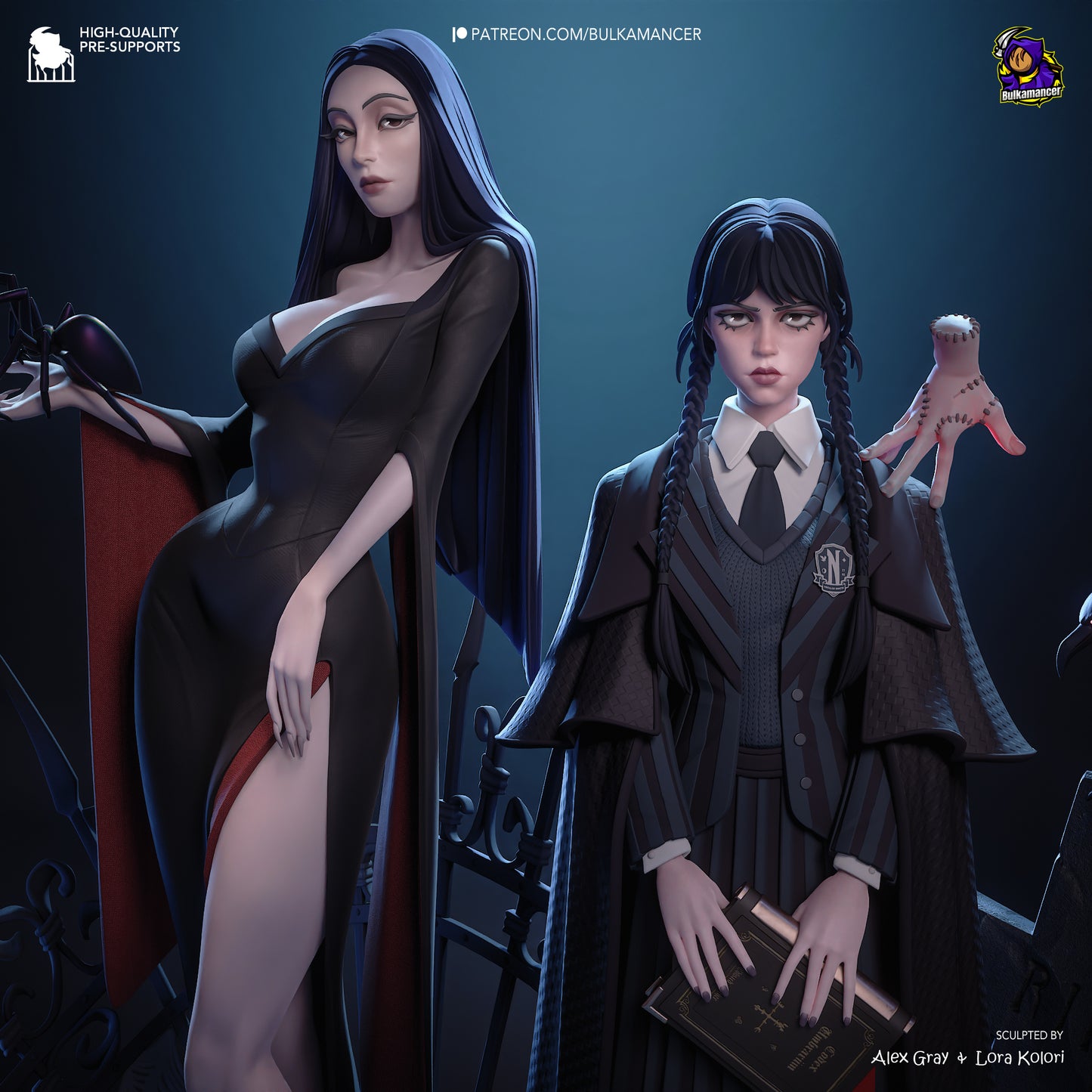 Mercredi et Morticia - La Famille Addams 1:6