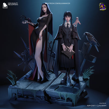 Mercredi et Morticia - La Famille Addams 1:6
