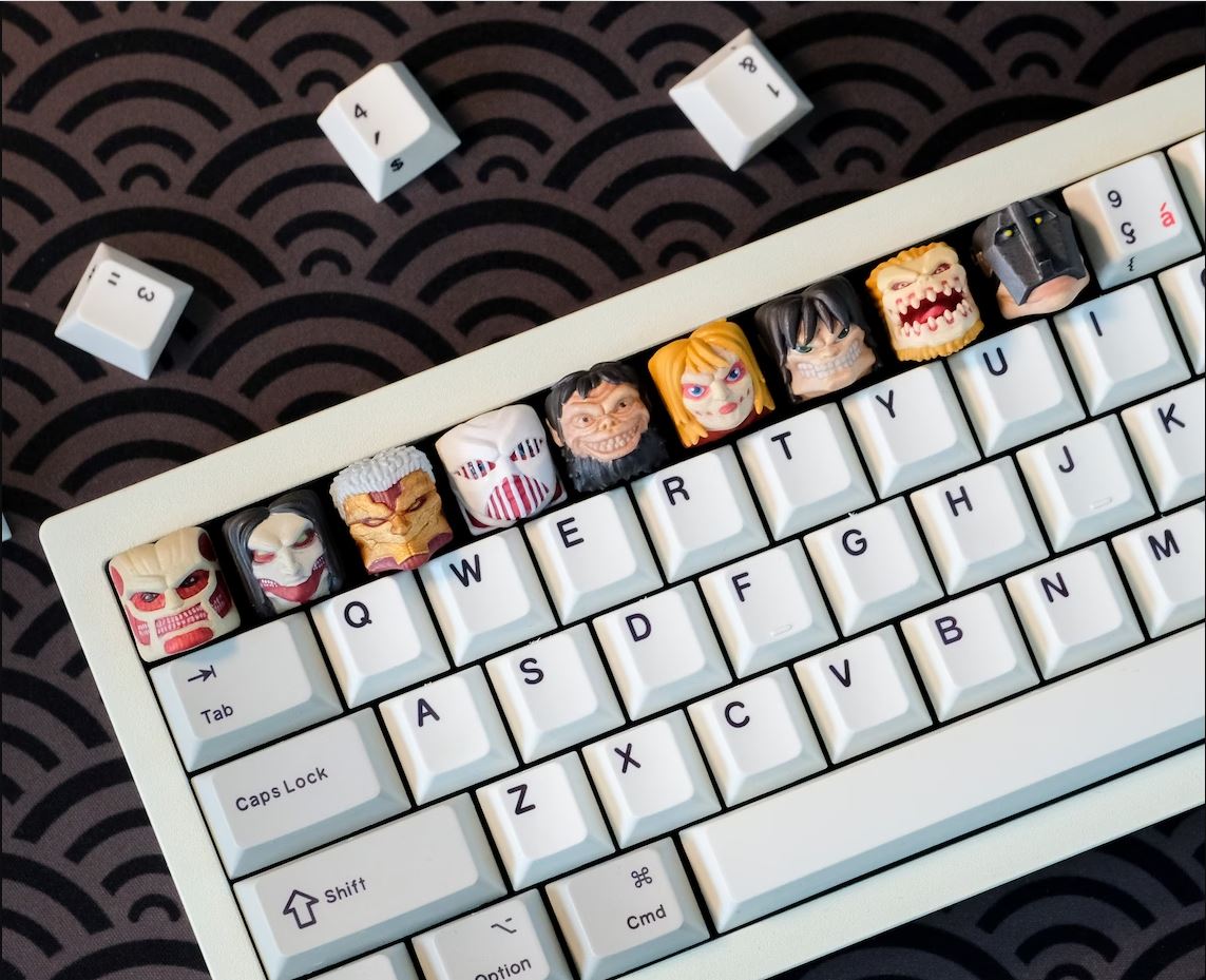 KEYCAPS Shingeki no Kyiojin · Ataque a los Titanes