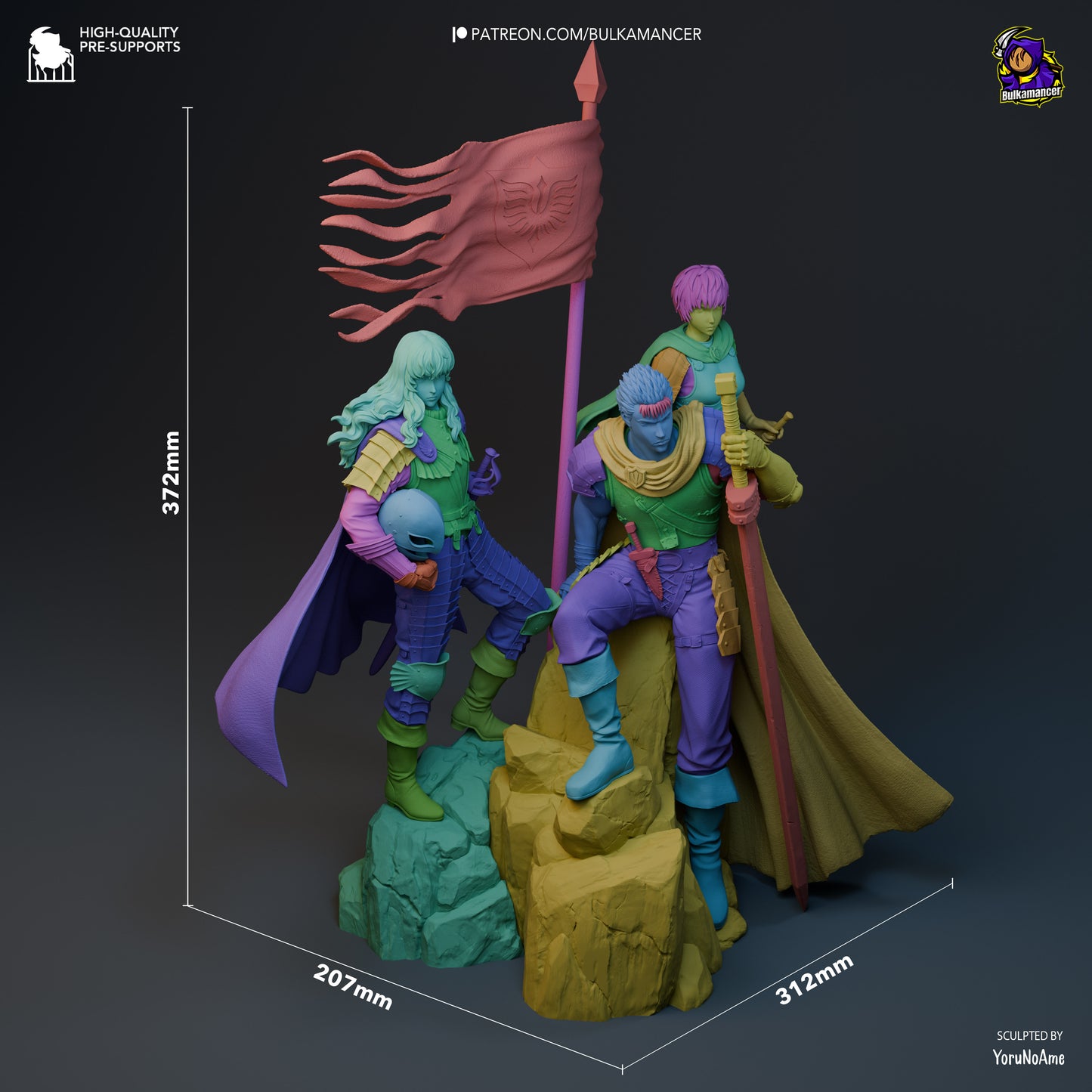 Diorama Berserk - 37,2 cm