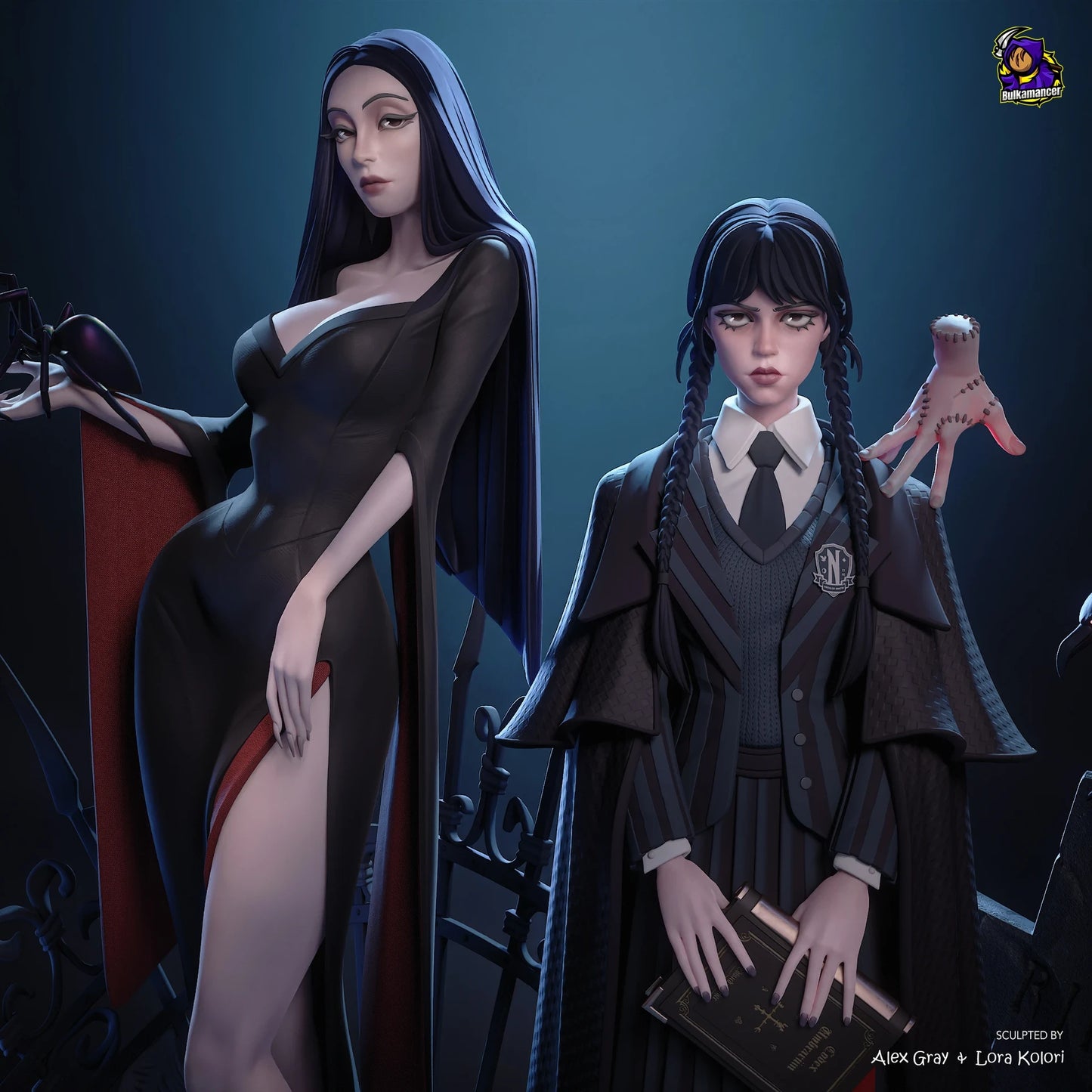 Mercredi et Morticia - La Famille Addams 1:6