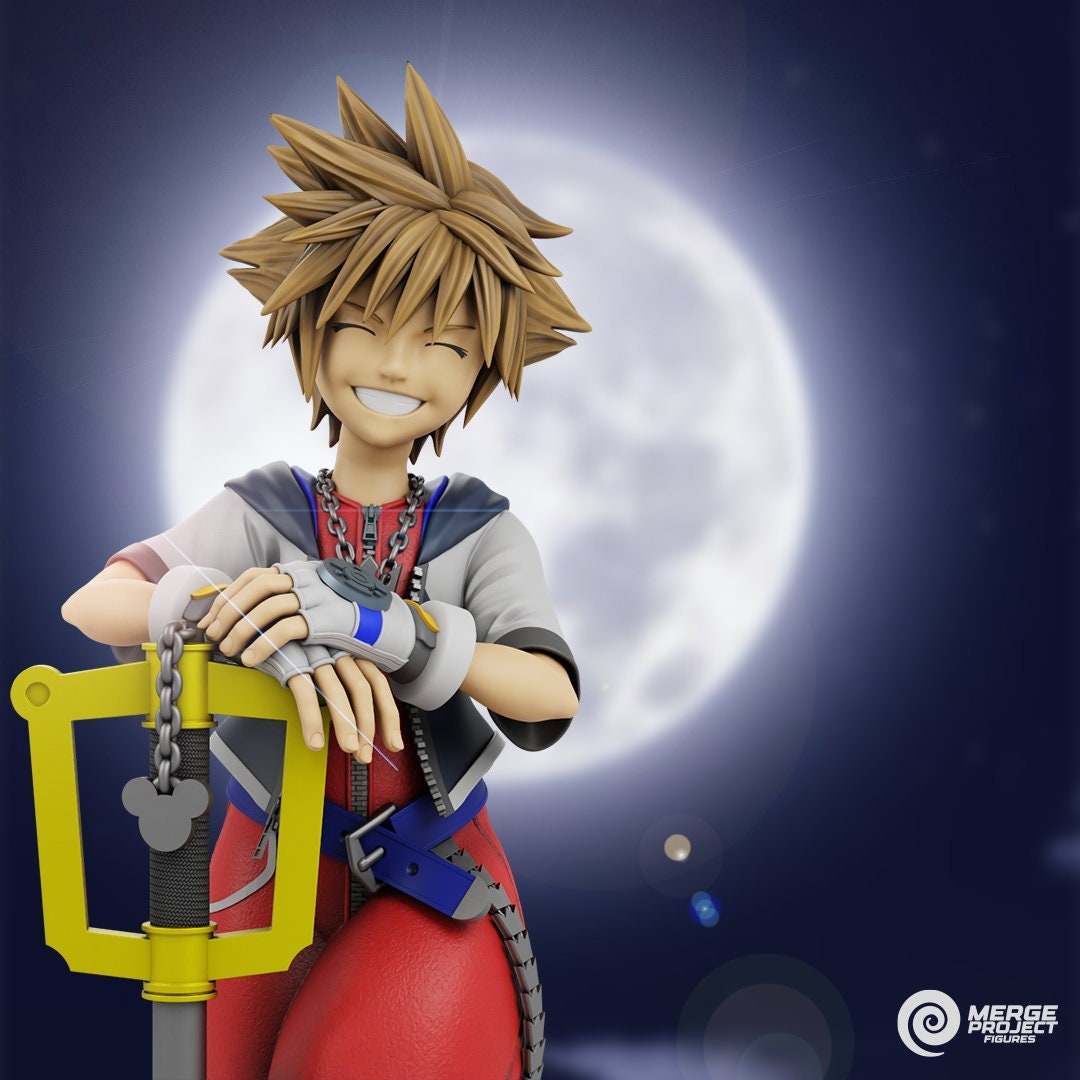 SORA · KINGDOM HEARTS · Fusionner les figurines du projet · 196 mm