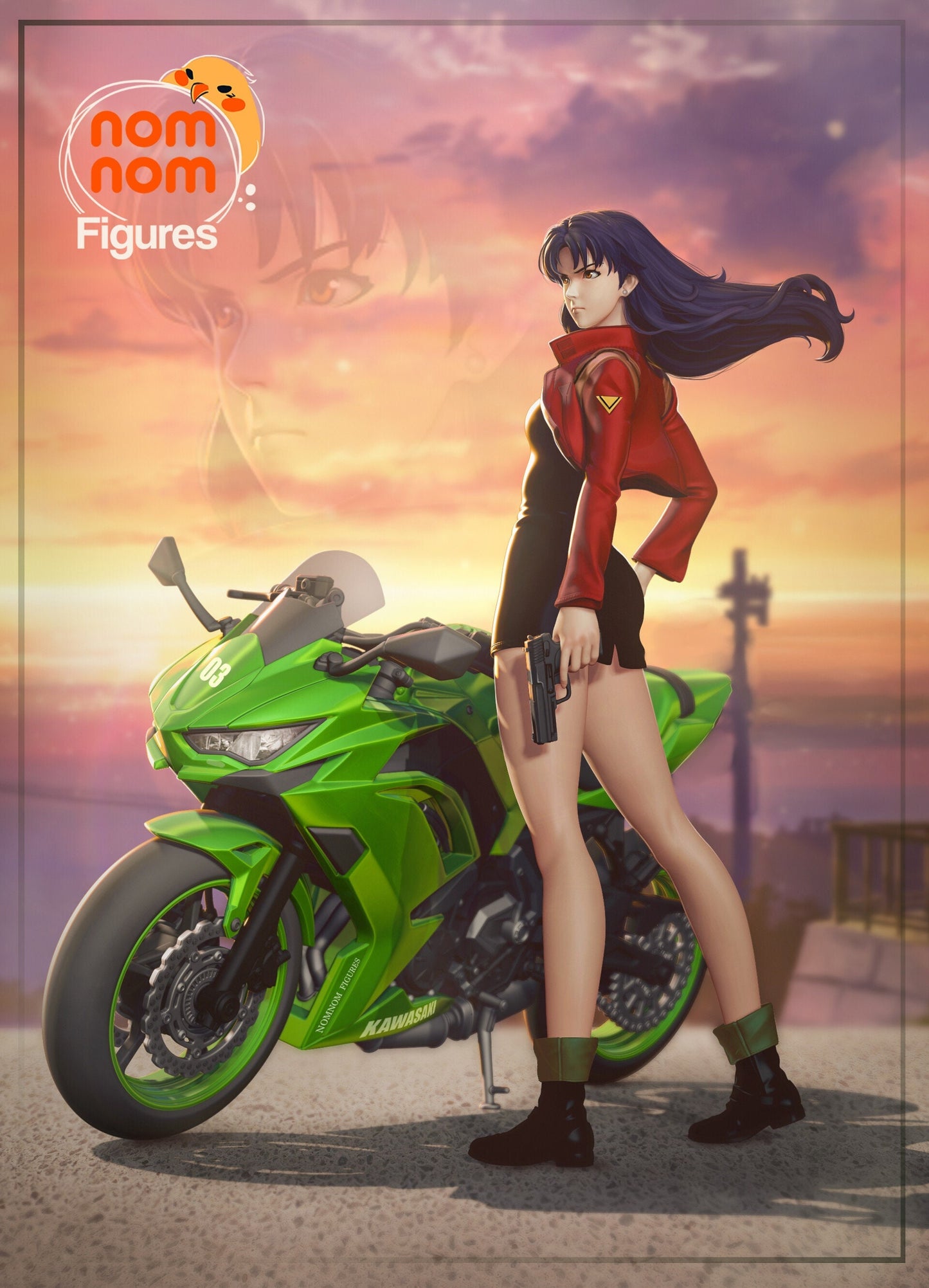 Misato · NEON GENESIS EVANGELION · Figurine 185 mm