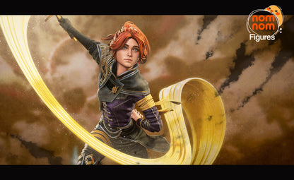 La Joven Duelista — vista 2 del modelo en color