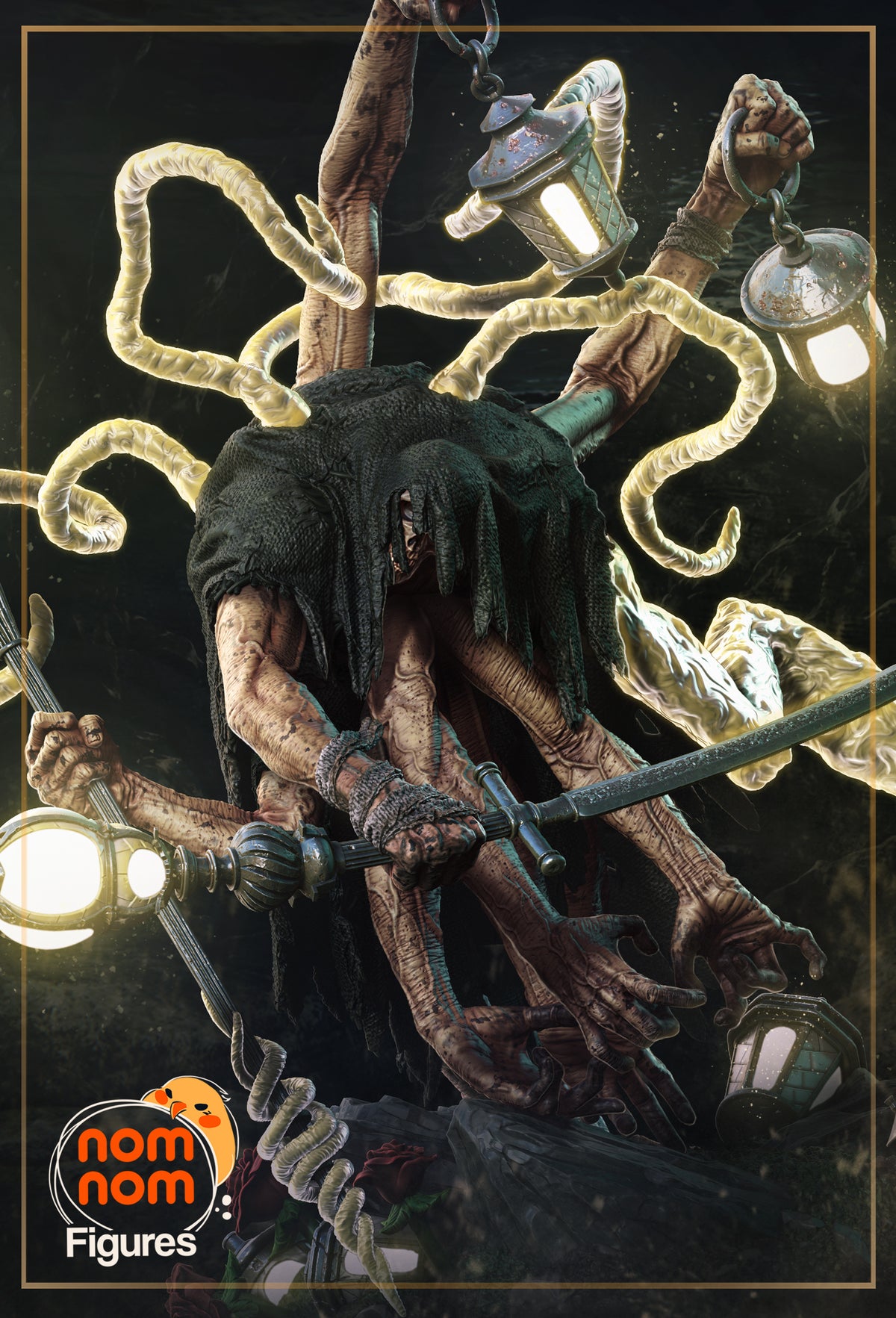 El Maestro de las Lámparas, figura de Lamp Master de Clair Obscur: Expedition 33