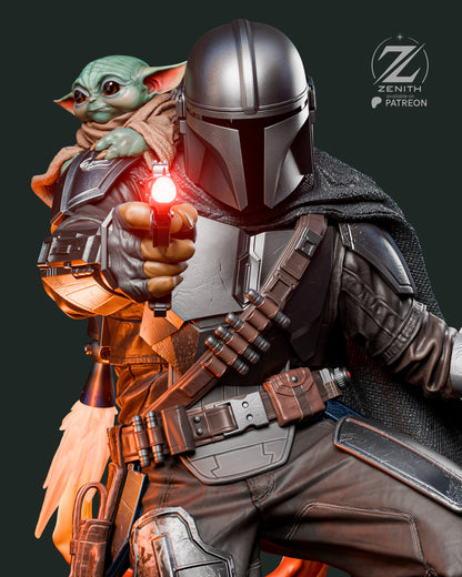 El Cazarrecompensas y su Pequeño Compañero - imagen 3