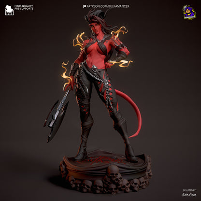 La Guerrera del Corazón Ardiente — Estilizada - imagen 5