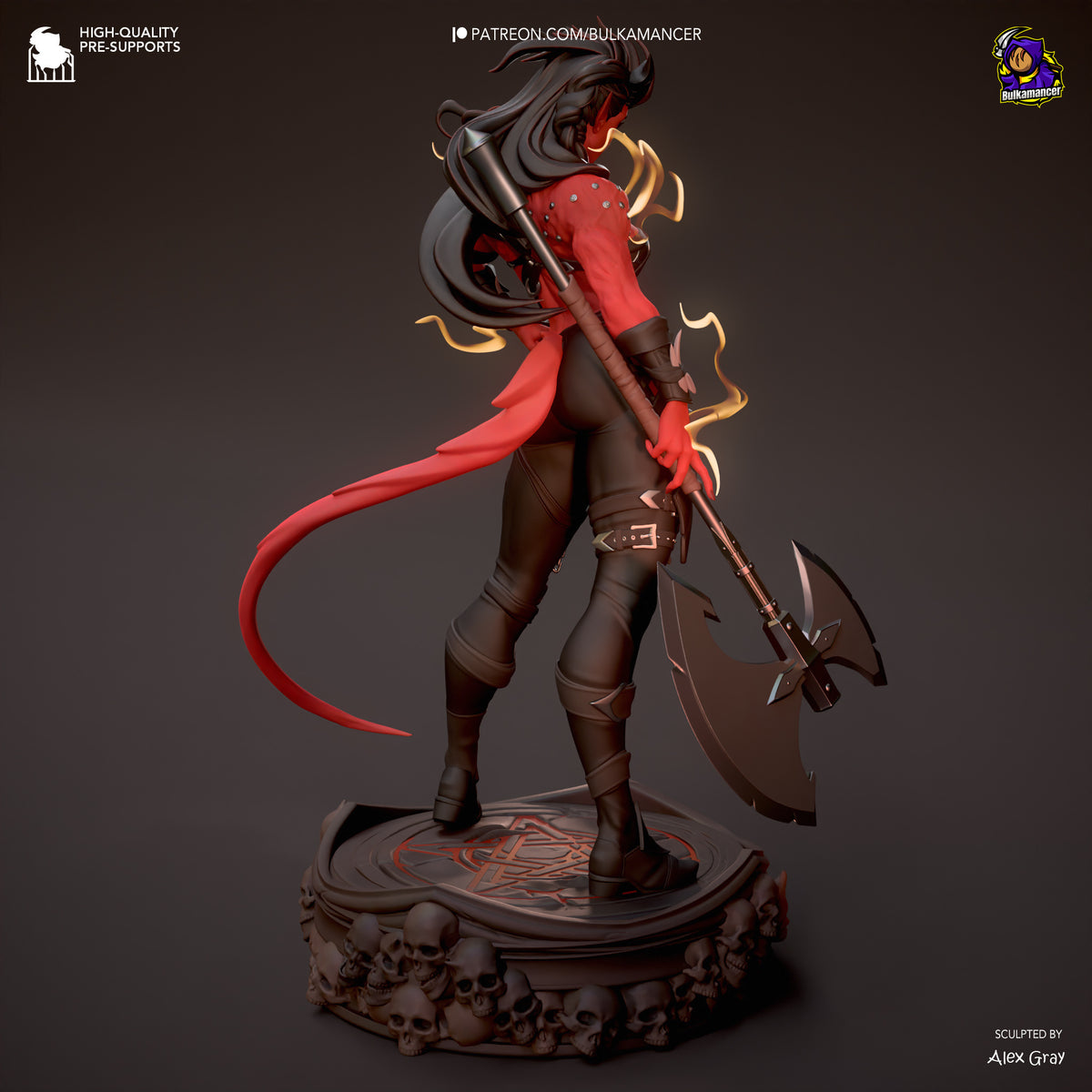 La Guerrera del Corazón Ardiente — Estilizada - imagen 6