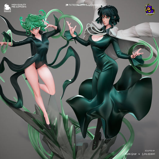 Fubuki and Tatsumaki - One Punch Man