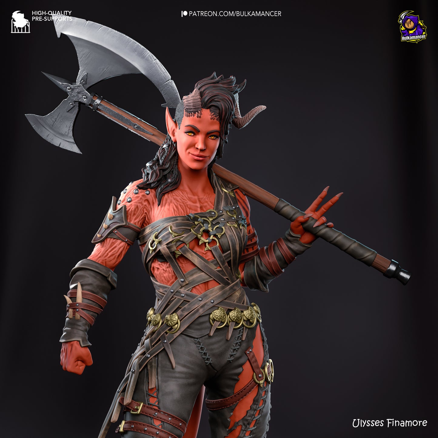 Karlach - LA PORTE DE BALDUR 3 - 35 cm