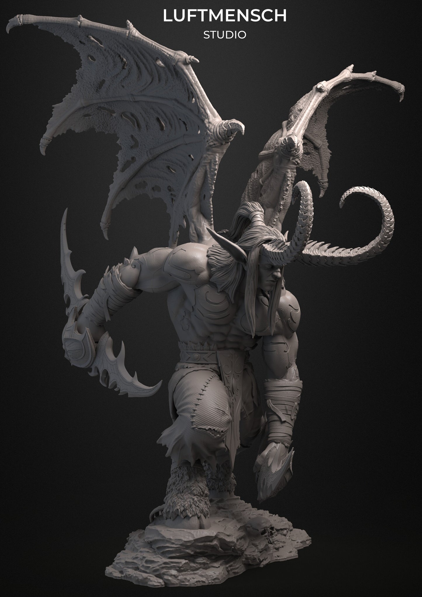 Illidan Stormrage Resina 12K · 1:6 scale