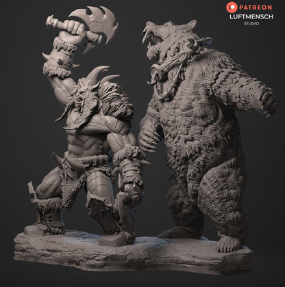 REXXAR ET MISHA · World Of Warcraft · 255mm