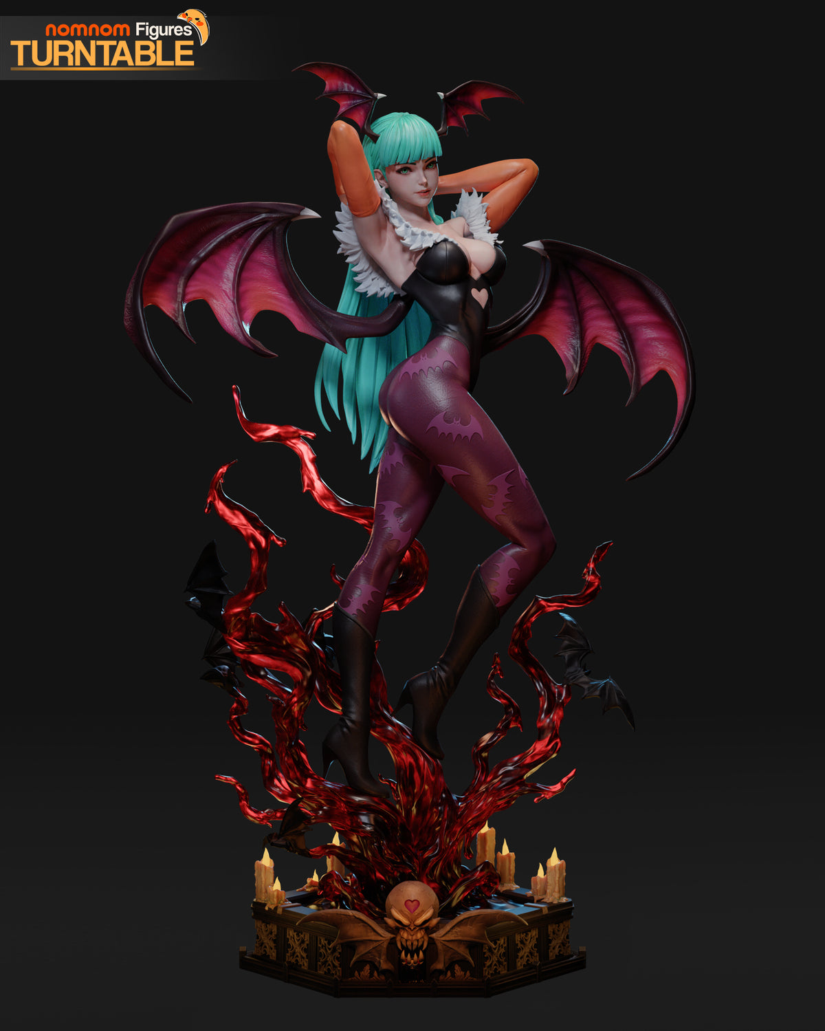 Morrigan pintada - vista frontal