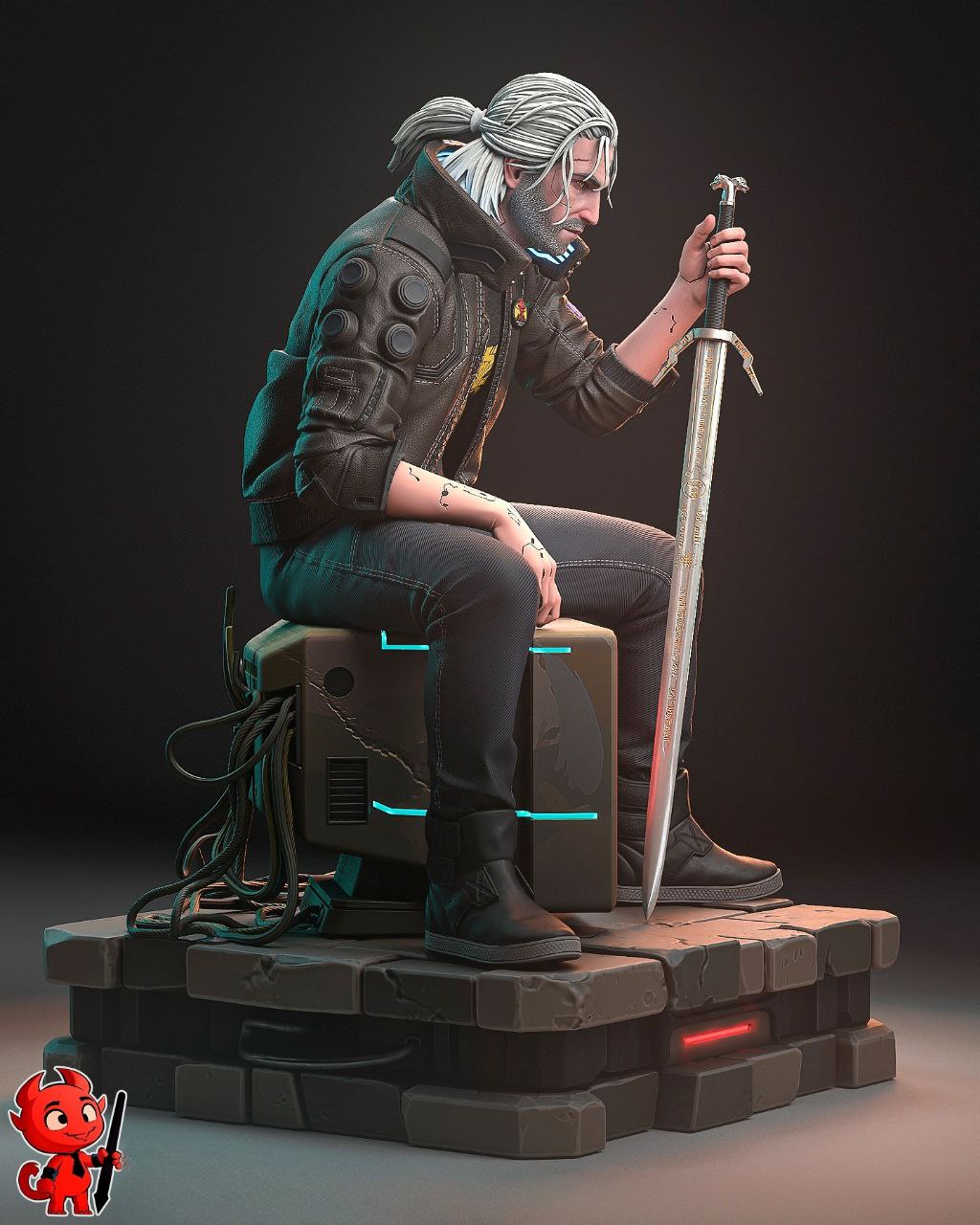 Silverronin aka Geralt from Cyberpunk 2077 · 1:6 scale
