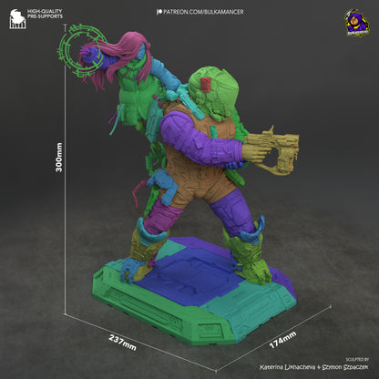 Diana et Hugh - Pragmata - 30 cm