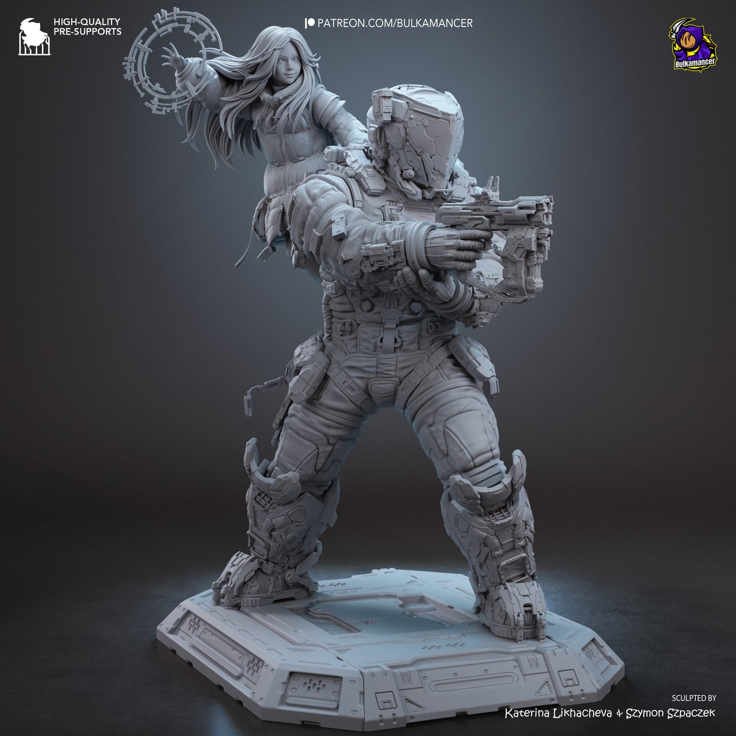 Diana et Hugh - Pragmata - 30 cm