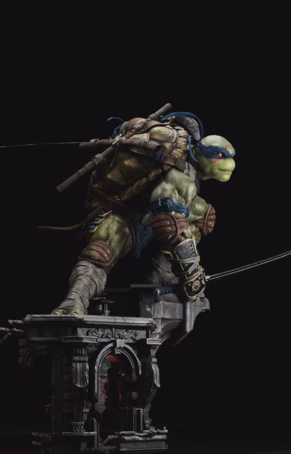 Leonardo TMNT Ninja Turtles échelle 1:6, partie 1 du diorama