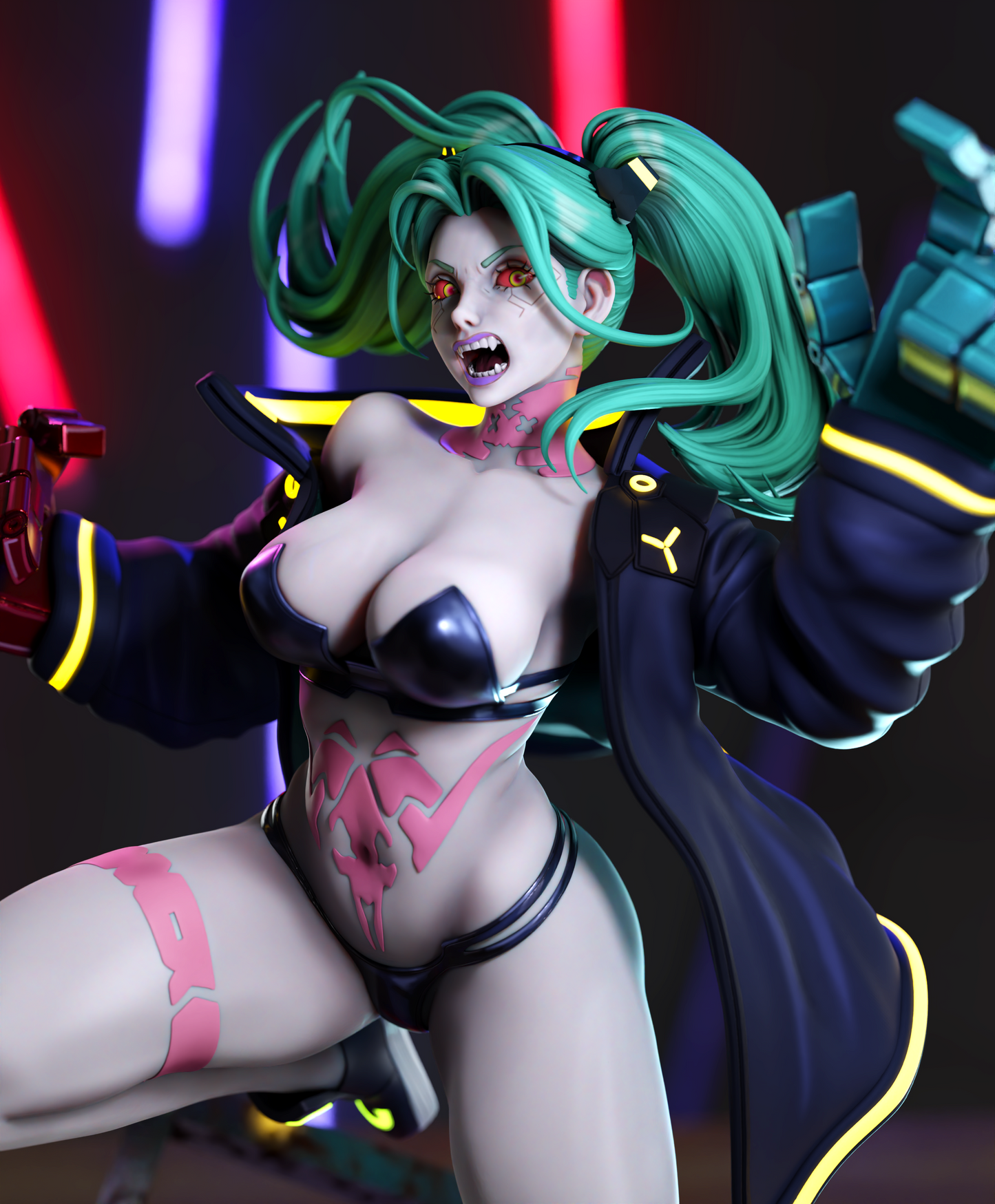 Rebecca - Cyberpunk - NSFW Option - 1:6