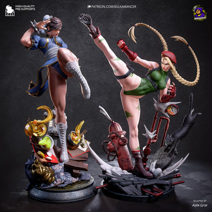 Chun-Li - Street Fighter - Parte 2 de diorama - 24,9 cm