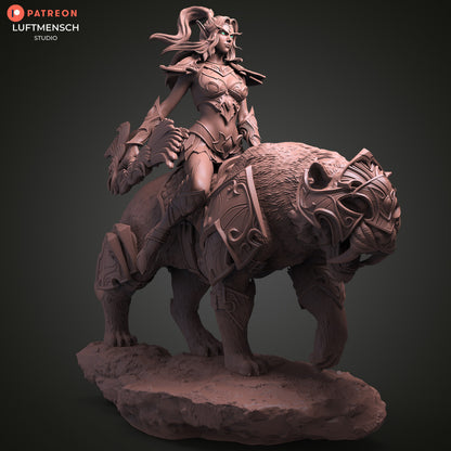 Tyrande Y Ashalah - WORLD OF WARCRAFT - 21,8 cm y 34,9 cm