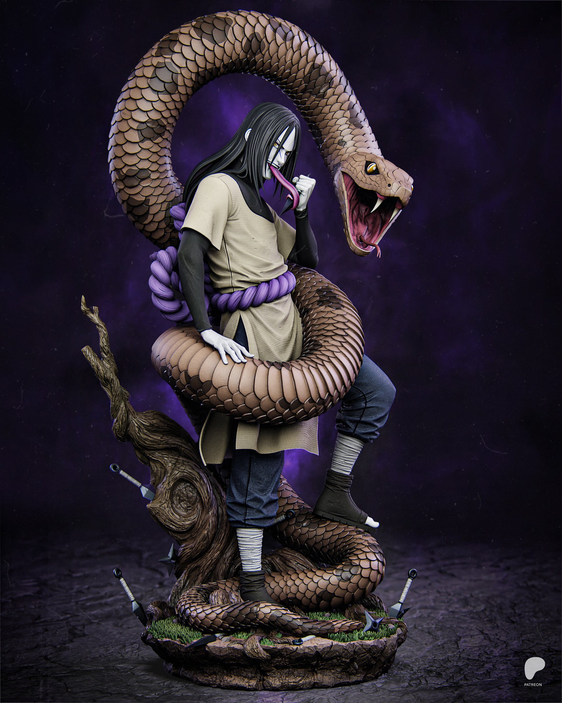 Figura de Orochimaru - vista 2