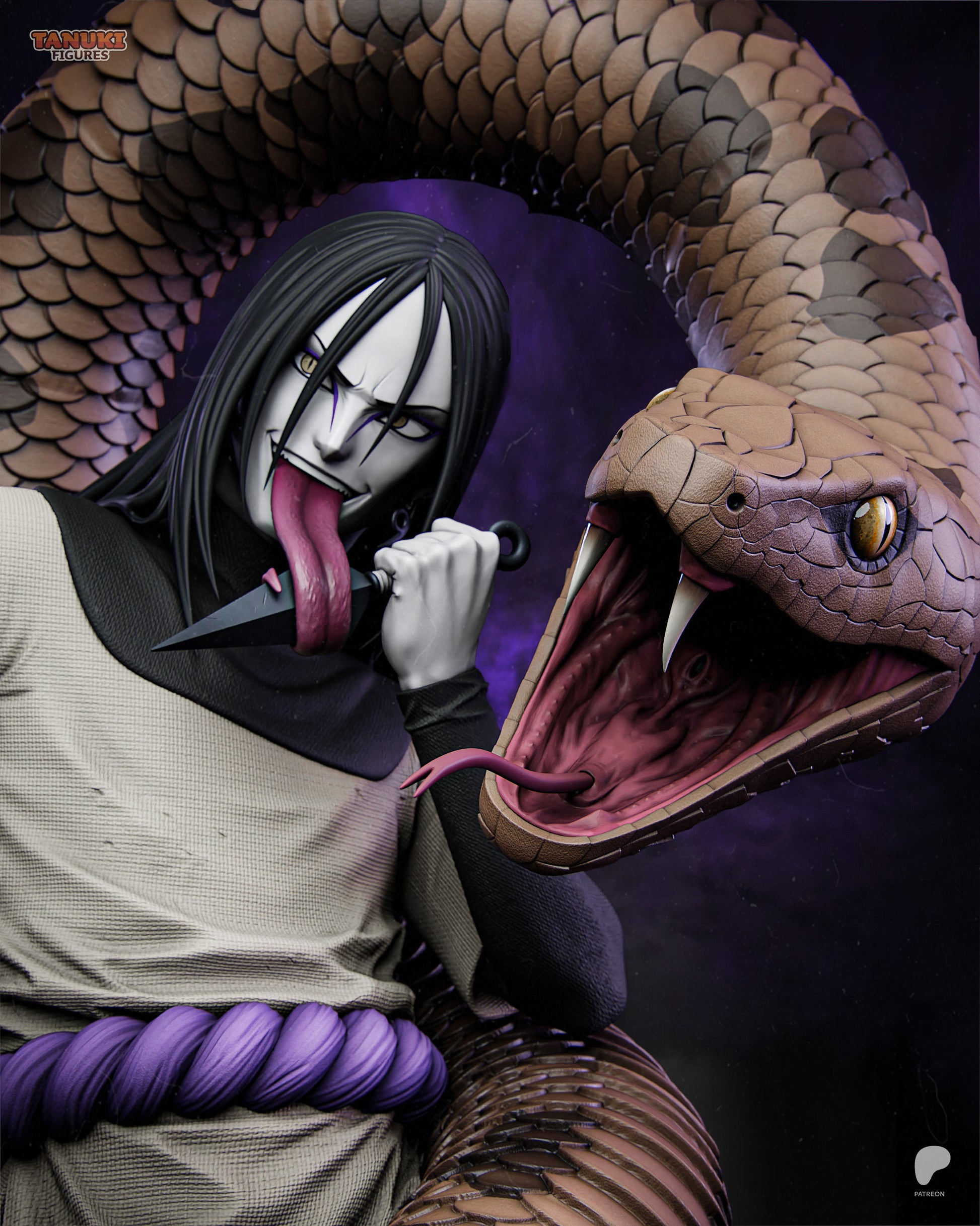Figura de Orochimaru - vista 4